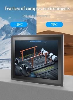 Промышленный экран с сенсорной панелью 10,4 дюйма, емкостной и резистивный, с процессором J1900, i3/i5/i7, RS232, RS485, RS422 (арт. 16121140)