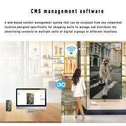 Двухсторонний экран для витрин 4K, 55 дюймов, 3000 нит, для магазинов и ресторанов (арт. 16121158)