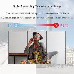 Полуцифровой экран меню, 2500~5000 нит, витринный экран для фасадов магазинов (арт. 16121160)