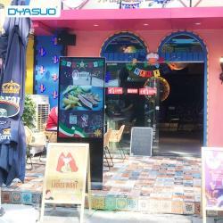 Напольный вертикальный LCD-киоск 65, 55 дюймов, цифровое меню 1080p (арт. 16121221)