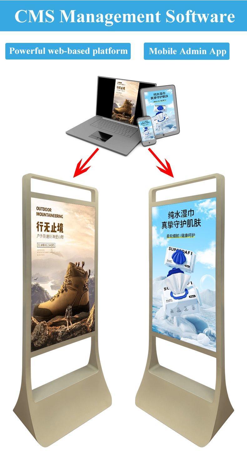 Напольный рекламный дисплей DYASUO 55 дюймов для внутреннего маркетинга (арт. 16121225)