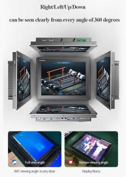 Встроенный промышленный ПК 24 дюйма с IP65 и 4G, i5, передняя защита от воды (арт. 16121229)