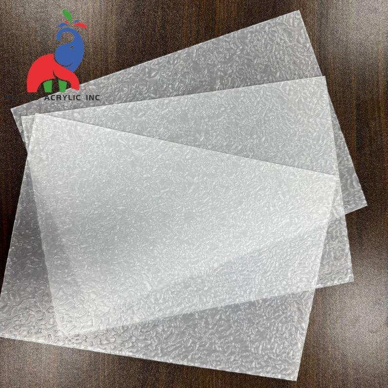 Прозрачное стекло с рифленым акрилом, пластиковая полоса текстурированного акрилового листа (арт. 13121224)