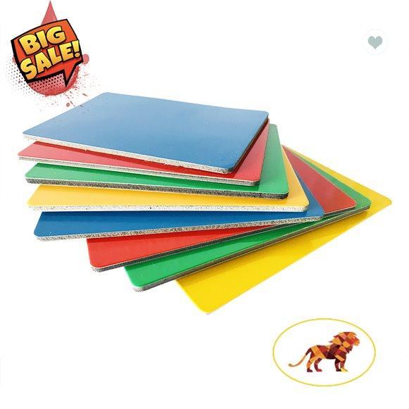 Тонкий профиль композитного алюминиевого панеля 2 мм различных цветов для облицовки стен (арт. 13121227)