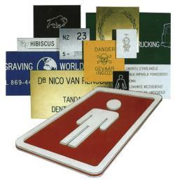 Лист ABS с лазерной гравировкой / гравировка по типу CNC 1.3мм-1.5мм для вывесок (арт. 13121246)