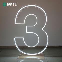 Индивидуальная LED неоновая вывеска с числами (1FT, 2FT, 3FT, 4FT) для дня рождения и свадеб (арт. 13121047)