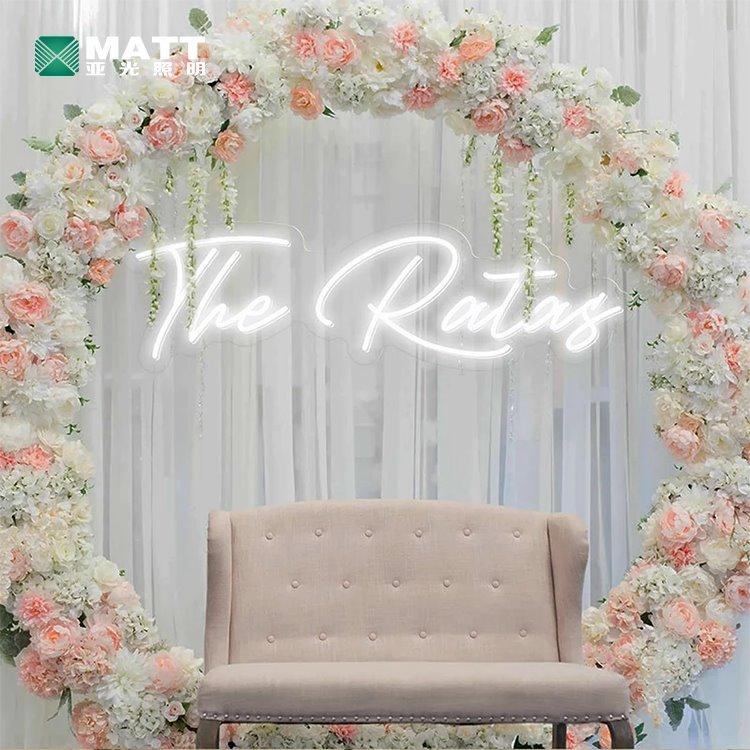 Неоновая вывеска с именем на заказ для спальни или свадьбы, стендовая LED неоновая вывеска (арт. 13121074)