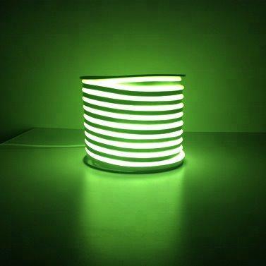 Многоцветная гибкая неоновая лента с PVC корпусом, 24V RGB LED лента 480d Silicone IP67 (арт. 13121115)