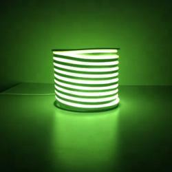 Многоцветная гибкая неоновая лента с PVC корпусом, 24V RGB LED лента 480d Silicone IP67 (арт. 13121115)