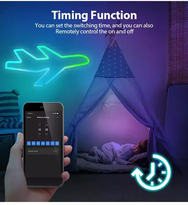 Водонепроницаемая LED неоновая лента для декора зданий и бассейнов без минимального заказа (арт. 13121120)