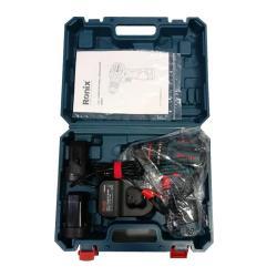 Аккумуляторная дрель Ronix 8661, бесщеточная, 16V, 10 мм, 55N·м, набор инструментов (арт. 3112774)