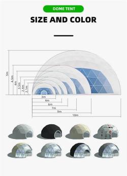 Глэмпинг-дом Ronix, купольная палатка, водонепроницаемая, для отелей и курортов (арт. 25-18031295)