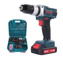 Аккумуляторная дрель-шуруповерт Ronix, 16V/20V, литиевая, высокая производительность (арт. 25-18031301)