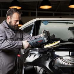 Полировальная машина Ronix 6110, 180 мм, 6-скоростная, электрическая, 220V (арт. 25-18031440)