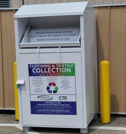 Большой металлический контейнер для сбора одежды, благотворительный бокс для уличного использования (арт. 3112431)