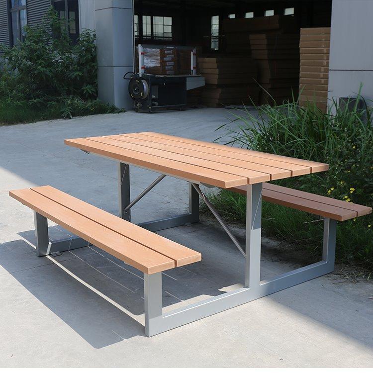 Длинный стол с лавками, из дерева, 6-8 футов, для ресторанов и кемпинга (арт. 3112447)