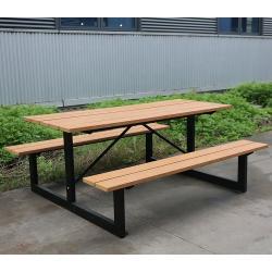 Комплект столов и стульев, 6-8 футов, для кемпинга, деревянный, садовый стиль (арт. 3112452)