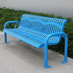 Металлическая скамья на 2-3 места, 4-6 футов, для парков и общественных зон (арт. 3112470)