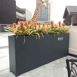 Кашпо из стали, большого размера, для улиц и парков, декоративные металлические горшки (арт. 3112491)