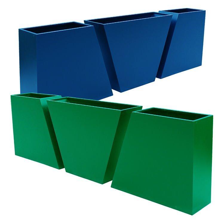 Металлическое кашпо нестандартной формы, для улиц и садов, большой размер (арт. 3112502)