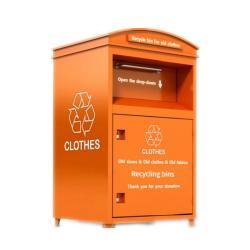 Урна для сбора одежды, металлическая, для благотворительных организаций и церквей (арт. 3112509)