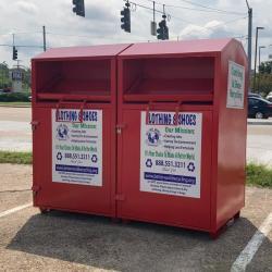 Металлическая урна для одежды, большого размера, для переработки и благотворительности (арт. 3112510)