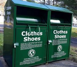 Металлическая урна для одежды, большого размера, для переработки и благотворительности (арт. 3112510)
