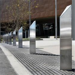 Фиксированный металлический дорожный барьер, для тротуаров и улиц, защитный дизайн (арт. 3112528)