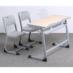 Парта с двумя местами, для классов средней школы, из бамбука, прочный материал (арт. 3112566)