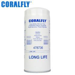 Масляный фильтр CORALFLY 478736 LF17503 LF3675 LF3379 LF9667 для дизельных двигателей (арт. 25-20125405)