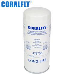 Масляный фильтр CORALFLY 478736 LF17503 LF3675 LF3379 LF9667 для дизельных двигателей (арт. 25-20125405)