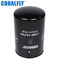 Масляный фильтр CORALFLY 6136-51-5120 SO3362 P550086 W1150/7 для экскаваторов (арт. 20-20125673)