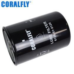 Масляный фильтр CORALFLY 6136-51-5120 SO3362 P550086 W1150/7 для экскаваторов (арт. 20-20125673)