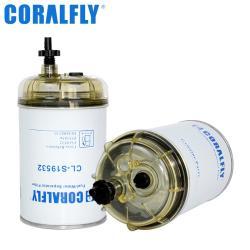 Фильтр-водоотделитель CORALFLY CL-S19532 FS19532 P551856 BF1329 для грузовиков (арт. 20-20125754)