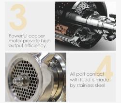 Промышленная электрическая мясорубка AJT-12 из нержавеющей стали для мясных лавок | (арт. 25-28041596)