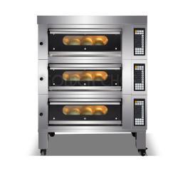 Коммерческая печь 3 уровня 6 подносов для хлеба и пиццы (арт. 25-28041579)