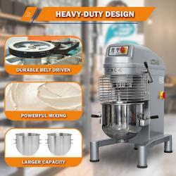 Тестомес 20 л 40 л с частотным преобразователем для кухни и пекарни (арт. 25-28041805)