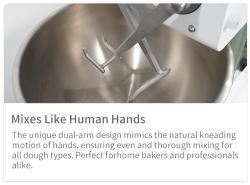 Спиральный тестомес для теста Twin Arm с большой емкостью (арт. 25-28041899)