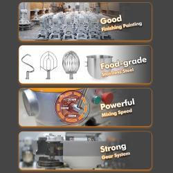 Планетарный миксер для крема и теста с центробежной коробкой передач на 30 литров (арт. 25-28041887)