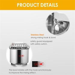 Спиральный миксер для теста на 3 5 8 10 12 15 20 25 50 100 кг хлебопекарный (арт. 25-28041903)