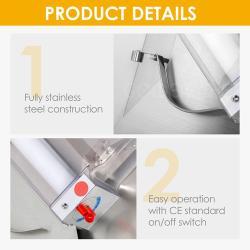 Автоматическая тестораскаточная машина для пиццы 18 дюймов из нержавеющей стали (арт. 25-28041911)