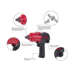 Профессиональный ударный гайковёрт 1/2, 760Нм, пневматический, тяжёлый (25-20051546)