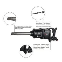 Профессиональный гайковёрт 1 дюйм, 2400Нм, автообслуживание, пневмо (25-20051596)
