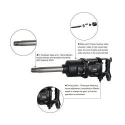 Профессиональный гайковёрт 1 дюйм, 3800Нм, пневматический, авто (25-20051601)