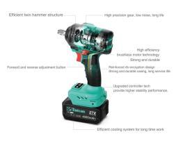 Аккумуляторный гайковёрт 3/4, 18В, 200–1300Нм, для авто, литиевый, ударный (25-20051614)