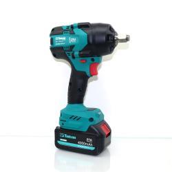 Ударный гайковёрт 1/2, 1000Нм, 21В, аккумуляторный, для ремонта авто, тяжёлый тип (25-20051626)