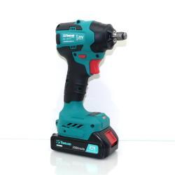 Мини-ударный гайковёрт 380Нм, бесщеточный, аккумуляторный, профессиональный уровень (25-20051628)