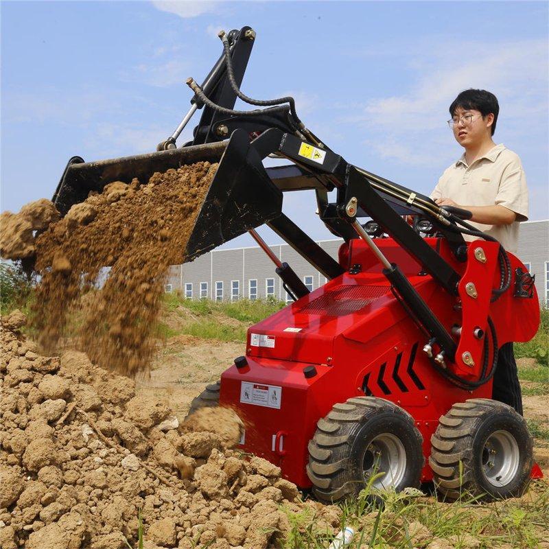 Электрический мини-погрузчик с бортовым поворотом и инвертором (арт. 25-12062283)