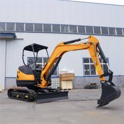 Гусеничный мини-экскаватор 1.2 тонны с гидравликой и доставкой по Китаю (арт. 25-12062253)