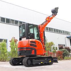 Кабинный мини-экскаватор 1,6–2 т с поворотом стрелы и японским двигателем (арт. 25-12062821)